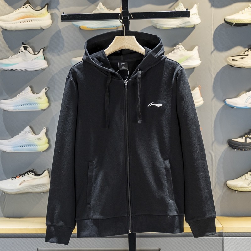 李宁男子外套2025冬季新款休闲百搭开衫连帽卫衣YWDV639,运动服/休闲服装,运动卫衣/套头衫,淘宝优惠券,粉丝福利购,淘宝优惠卷