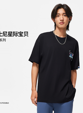 中国李宁男子短袖2023新品舒适透气圆领运动文化衫T恤AHST493