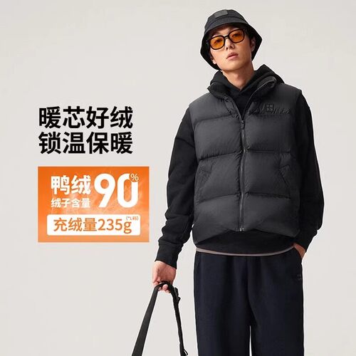 李宁羽绒马甲男女同款vital系列