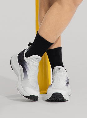 中国李宁2024新款男子SOFT GO网面透气一脚蹬运动休闲鞋 AGLU105