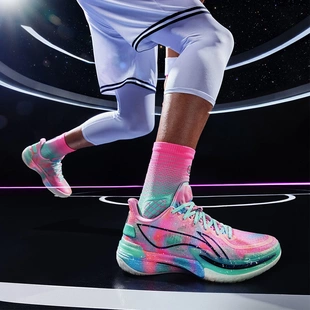 中国李宁2024年伽马甜蜜宇宙男子支撑稳定篮球专业比赛鞋ABAU039