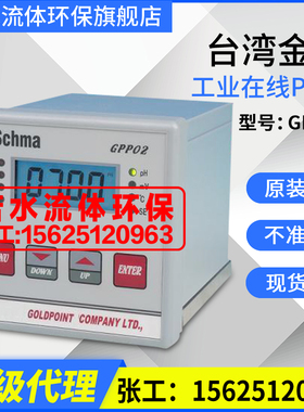 GOLDPOINT台湾金点GPP02工业在线PH计酸度计PH/ORP仪控制器SCHMA