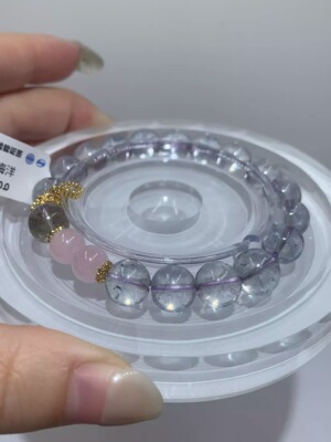 天然水晶手串多宝设计款简约气质