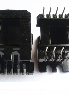 EE4220骨架立式6+6针高频变压器电源材料电木BOBBIN