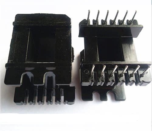 EE4220骨架立式6+6针高频变压器电源材料电木BOBBIN