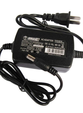 代替YJK-0901500椭圆机 跑步机健身车电源线适配器9V1.5A