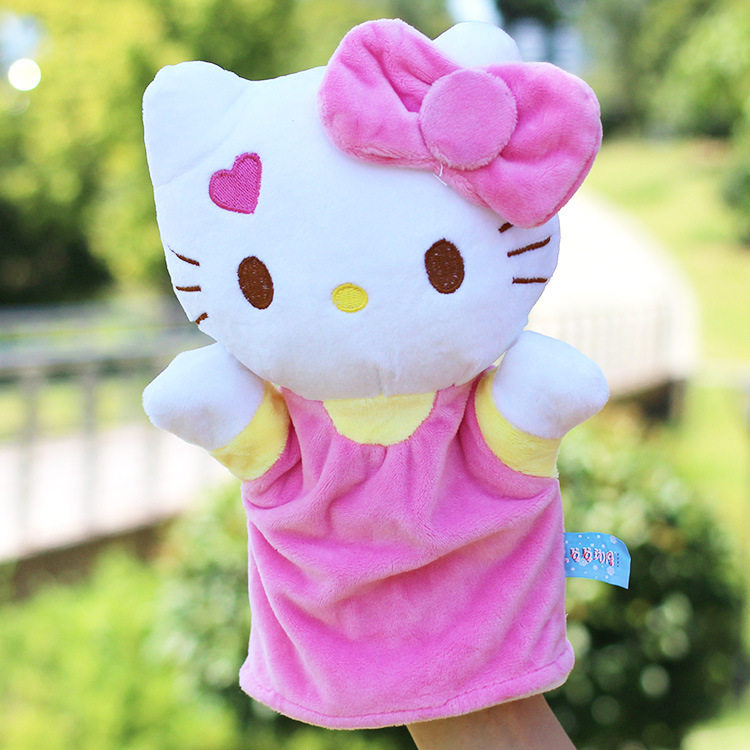 Hello kitty毛绒玩具玩偶安抚宝宝手偶陪睡讲故事凯蒂猫公仔KT猫|msdalam kategori Toy/bayi/teka-teki/blok bangunan/model, mainan fabrik mewah - dari Buy2taobao.com untuk memberikan perkhidmatan ejen Taobao profesional membeli