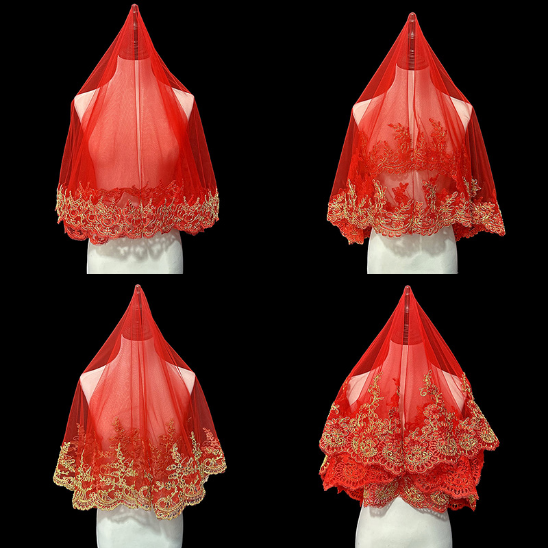 水晶相恋头纱新娘结婚