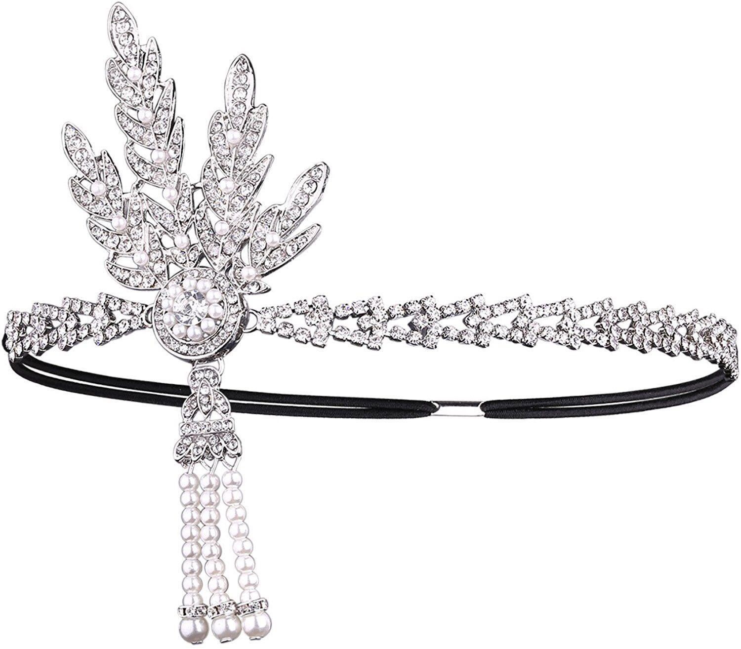 1920s flapper GATSBY CHARLESTON headband accessories props