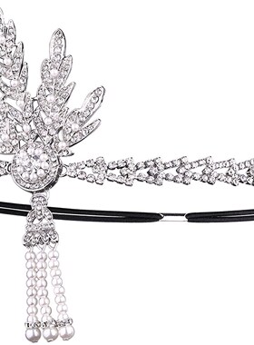 1920s flapper GATSBY CHARLESTON headband accessories props