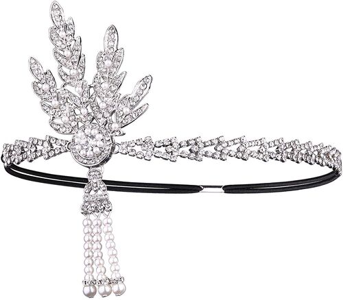 1920s flapper GATSBY CHARLESTON headband accessories props
