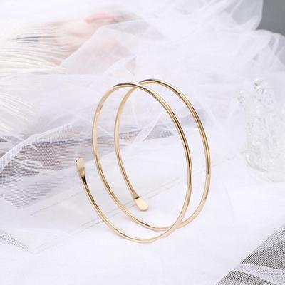 exaggerated punk arm bracelet snake shaped metal bangle手镯