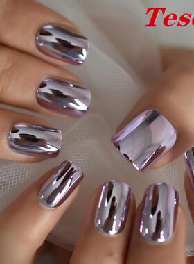 17 Colors mirror silver metallic stainless steel Nail Polish