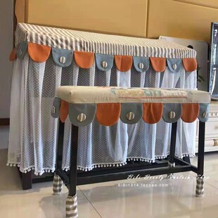 马小萌原创北欧男女通用撞色机器人电钢琴双排键防尘钢琴罩定制