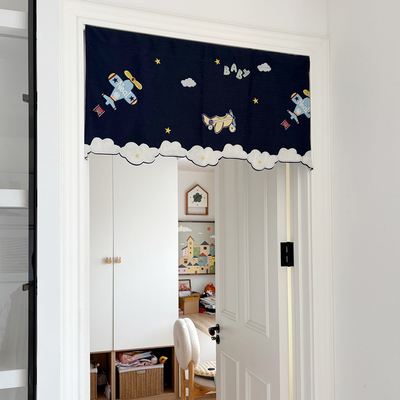 谁能抵挡得住这么可爱的飞机帘头