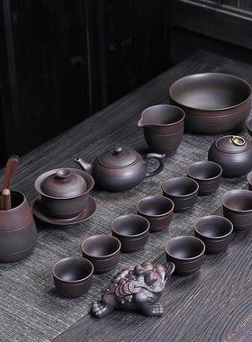 2025年新款轻奢茶盘沥水干泡台功夫茶具套装家用竹质茶托盘精美