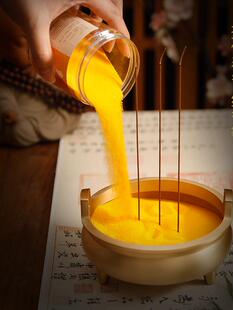 贡德芳金玉明沙香炉灰供香香炉金沙插香埋香灰宗祠用品