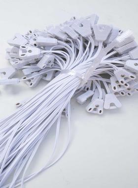 T8荧光灯日光灯LED灯管广告灯箱线灯脚插头接头连接线30/120cm150