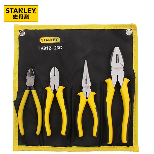 史丹利多功能钢丝钳斜嘴钳尖嘴钳