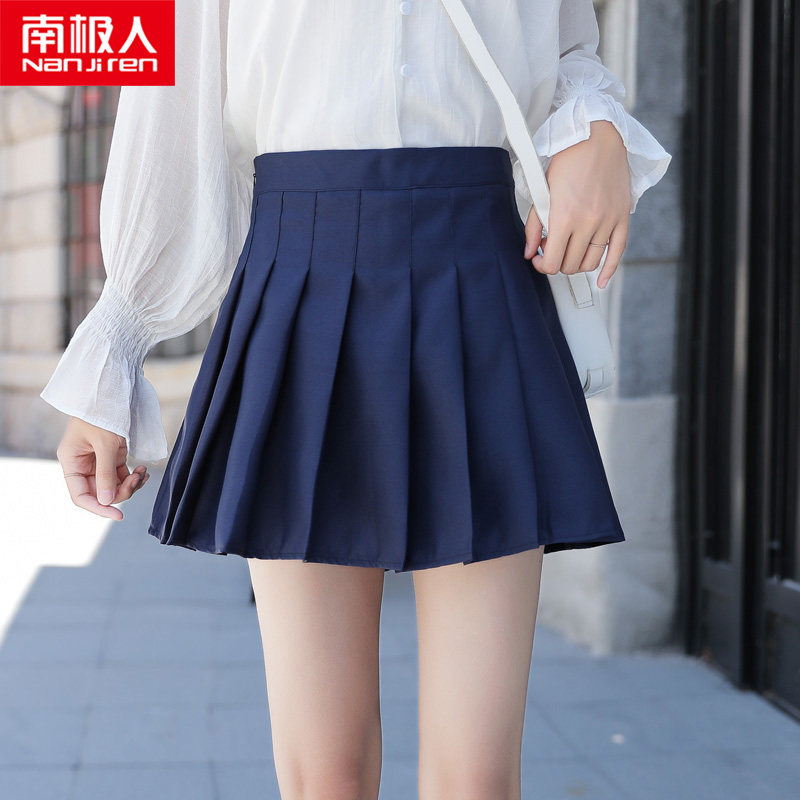 高腰百褶裙女夏a字短裙學生黑色秋冬ins超火的港味半身蓬蓬裙高腰在類目 女裝/女士精品, 半身裙中 - 來自Buy2taobao.com提供專業的淘寶代購服務