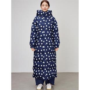 2025冬季新款休闲防风防泼水可拆连帽90羽绒碎花羽绒服秋冬女装