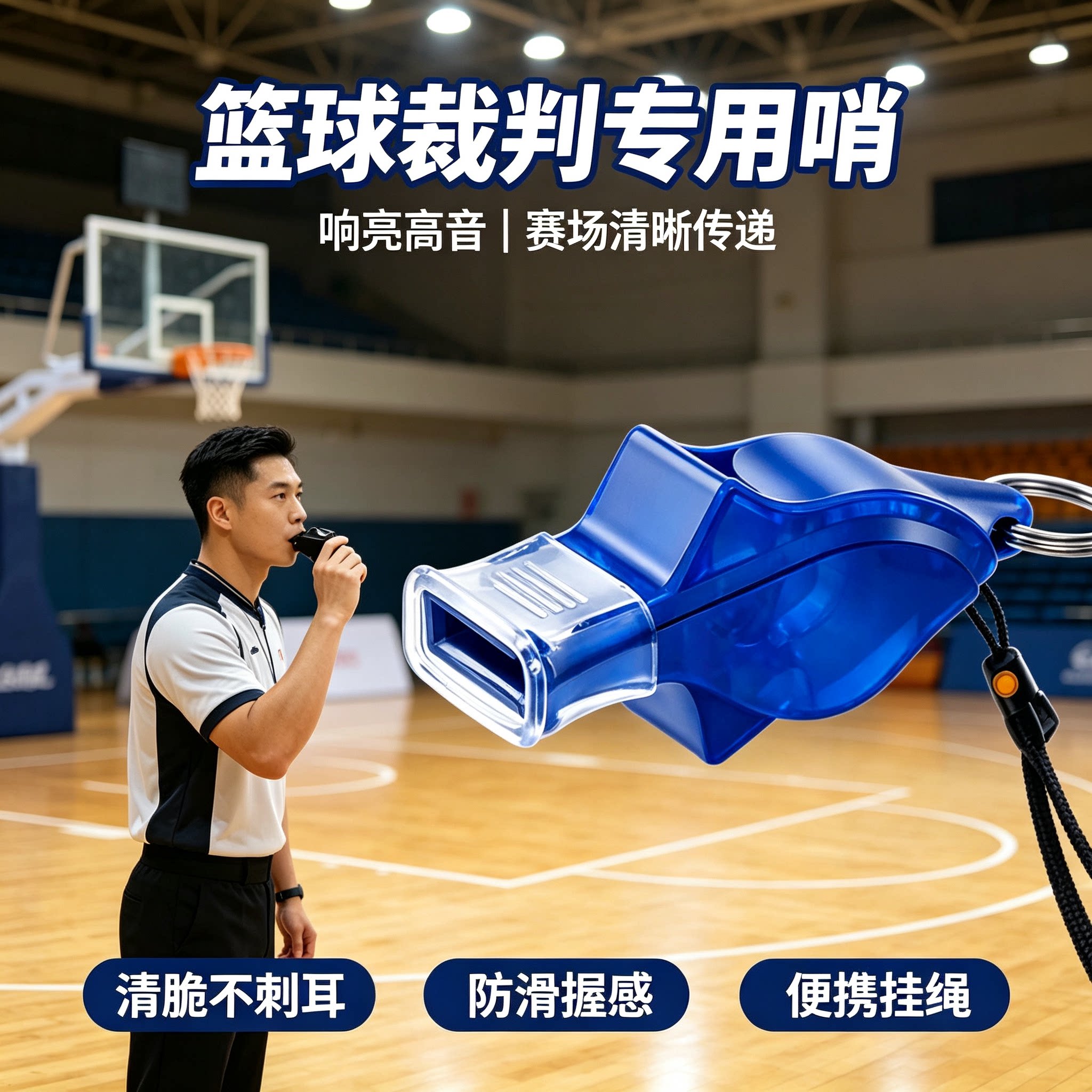 口哨体育老师超大声高音响篮球裁判专用海豚专业救生求生足球哨子