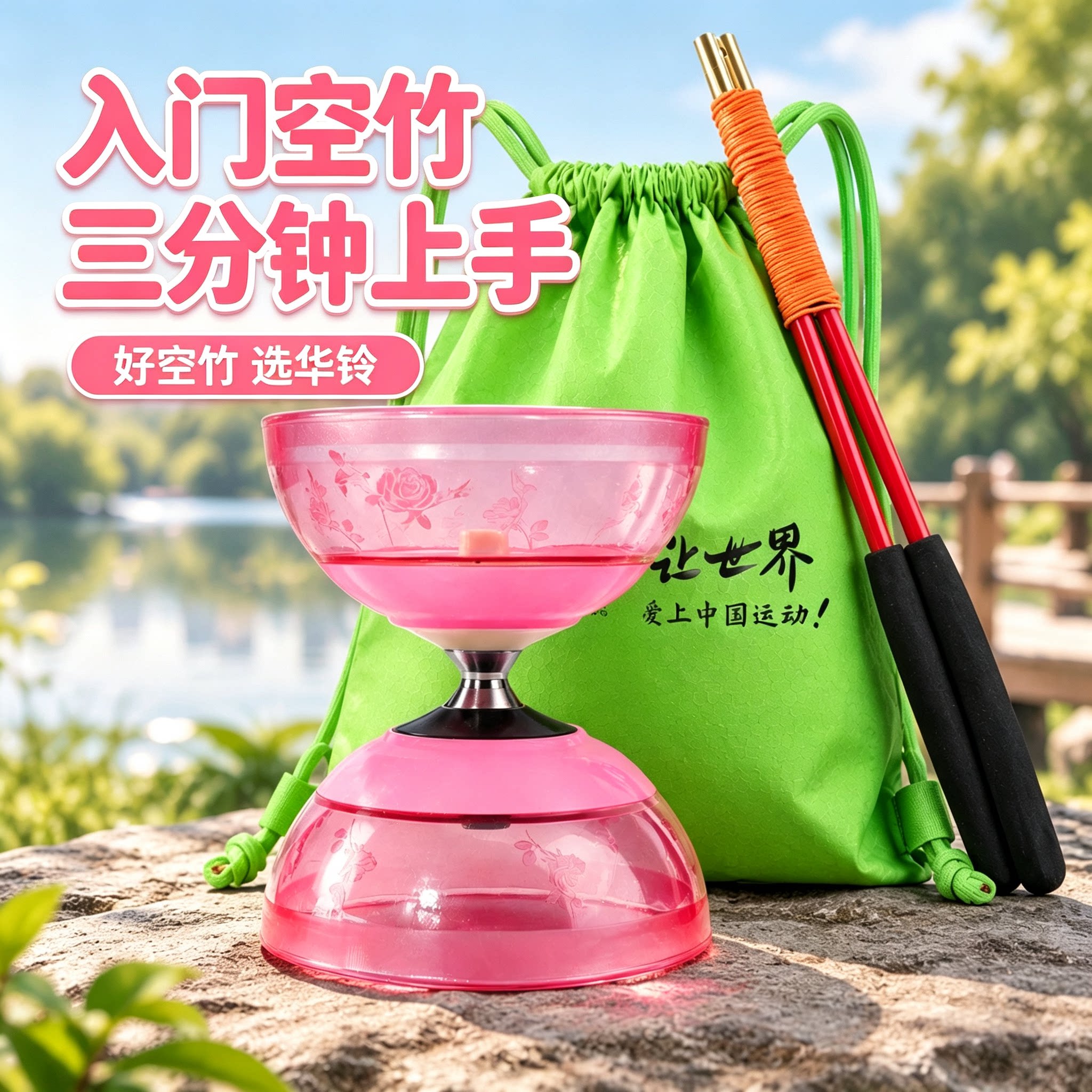 华铃空竹学生版小学校园流行款图片