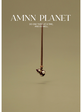 AMNN 新中式美拉德复古葫芦吊坠项链2026新款精致简约高级感配饰