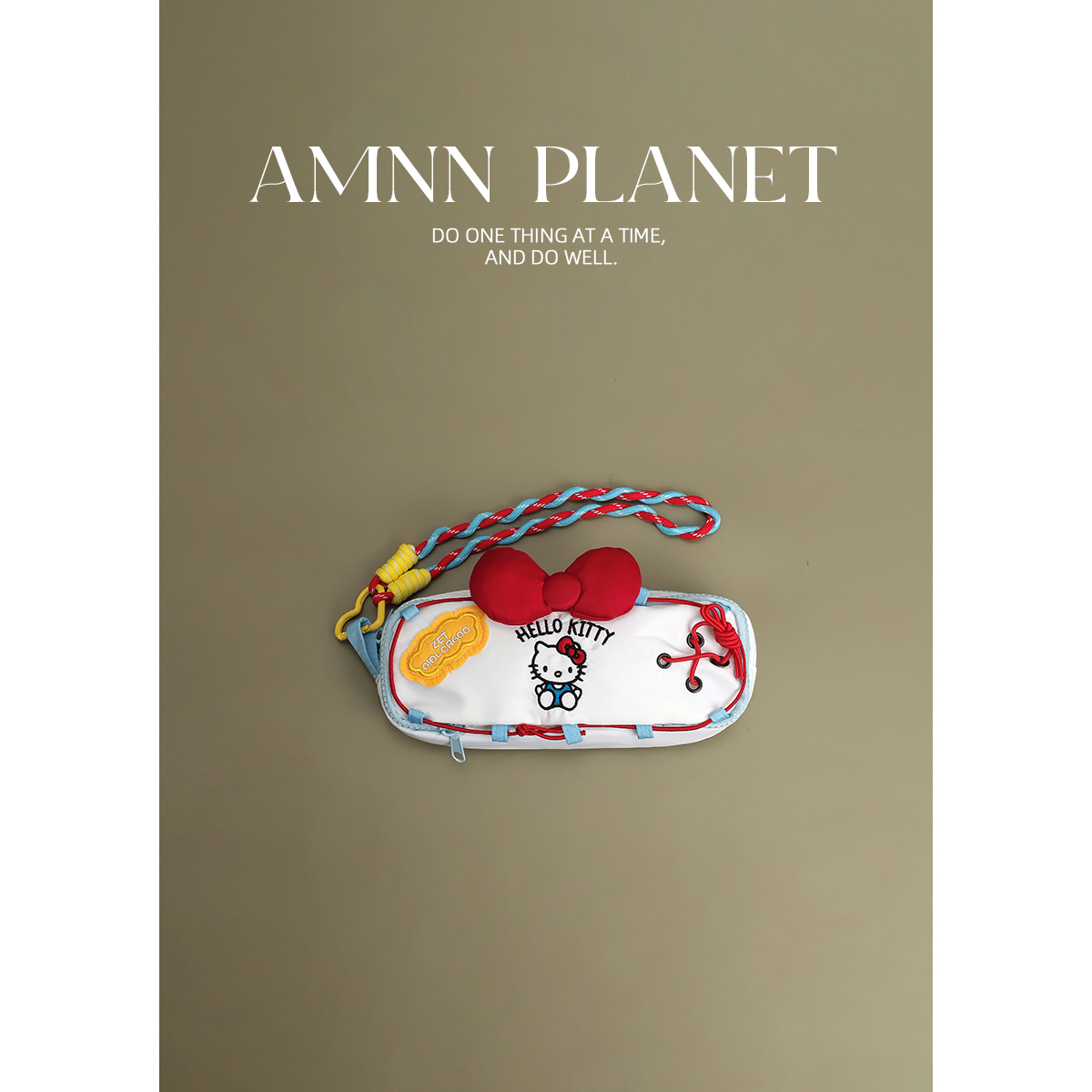 AMNN  多巴胺抽绳猫咪大疆pocket3收纳包创意高颜值便携收纳包包