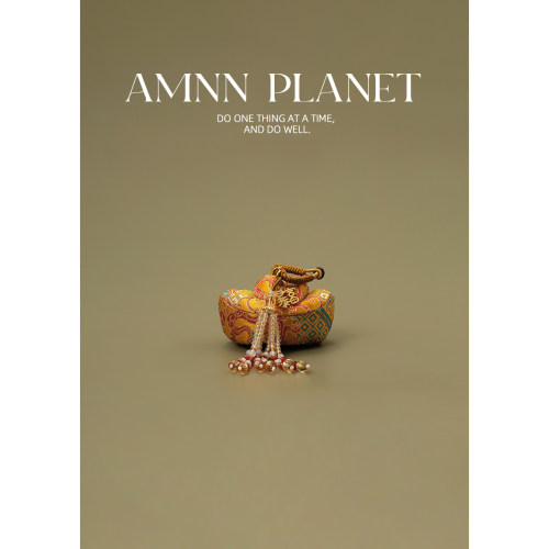 AMNN 新中式宋锦元宝香囊挂件创意手工古风米珠串流苏钥匙扣挂饰