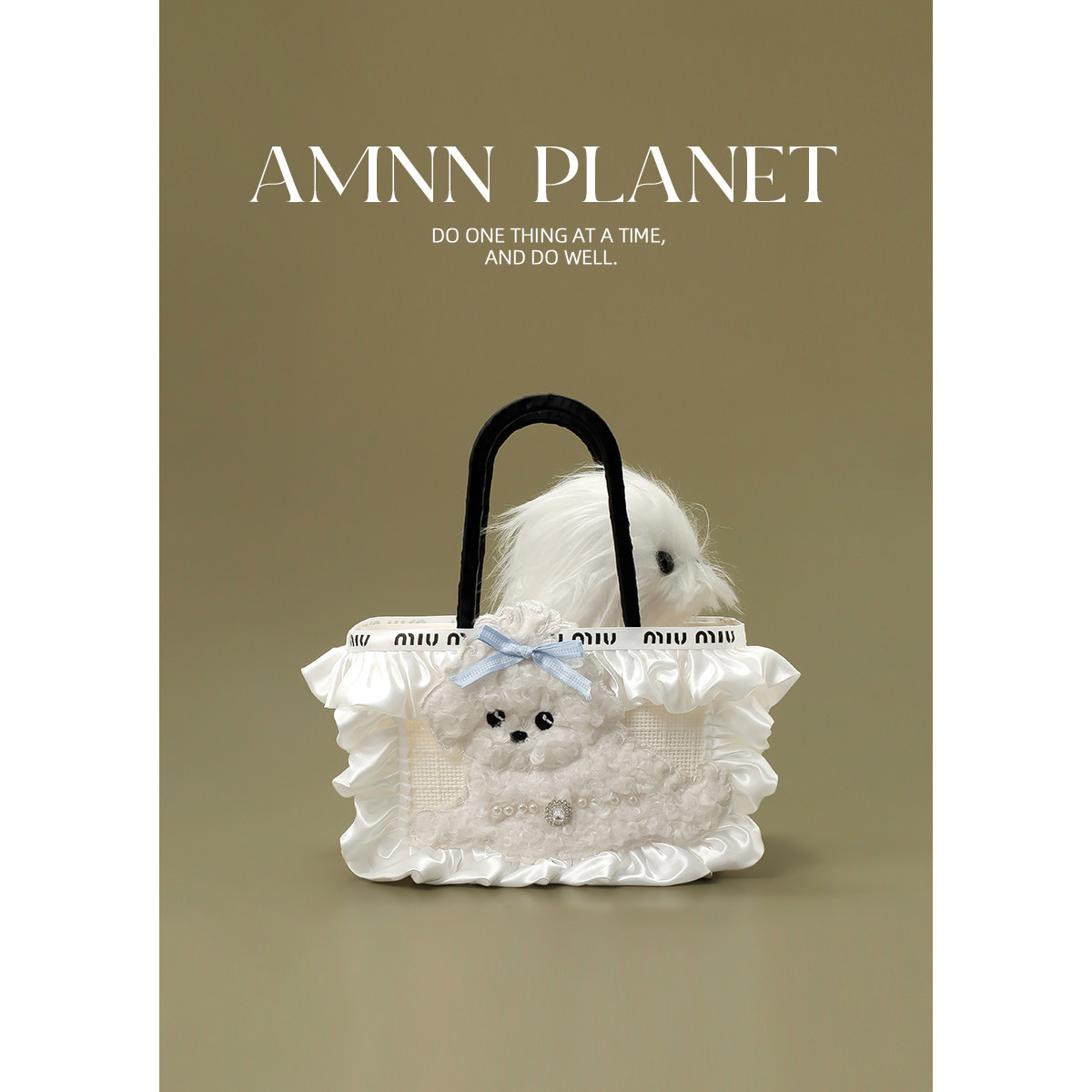 AMNN 原创可爱猫咪狗狗出行便携手提包创意小众日常大容量手提篮