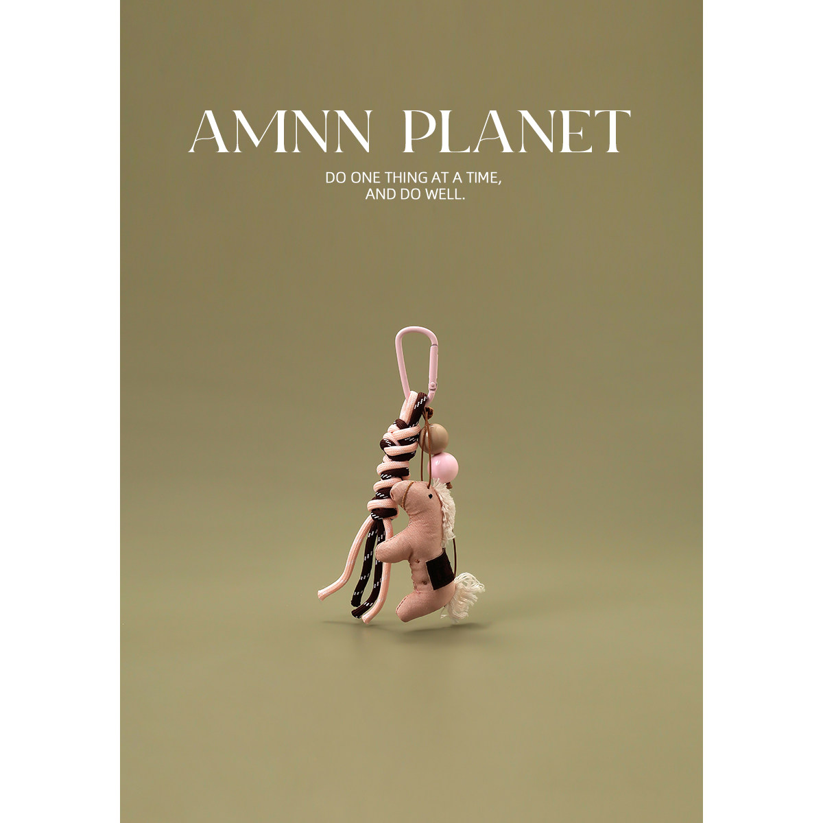 AMNN 可爱粉色小马ins玩偶挂件创意小众包包挂饰钥匙扣送闺蜜礼物