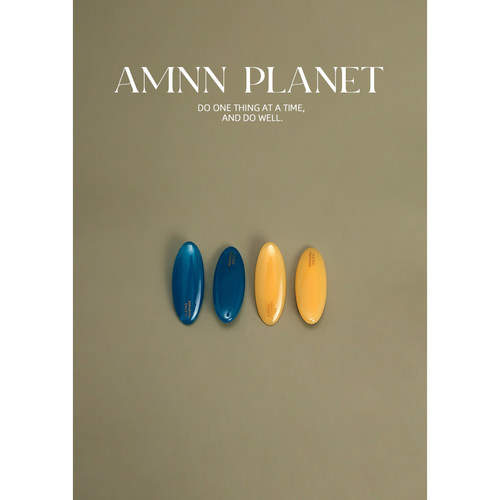 AMNN韩系彩色树脂字母发卡