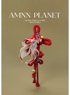 AMNN 万字锦鲤中国结门挂2026新款客厅喜庆装饰礼物乔迁暖居礼品