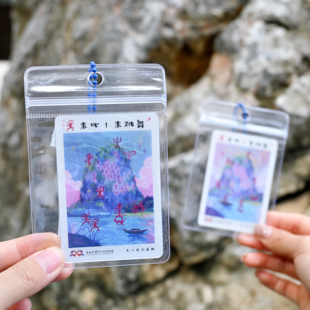 花山岩画光栅卡左江花山岩画广西博物馆文创