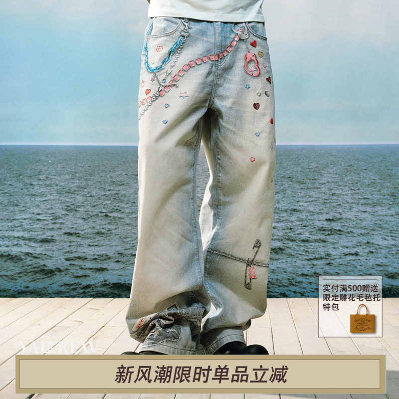 YADcrew爱神之箭520限定牛仔裤