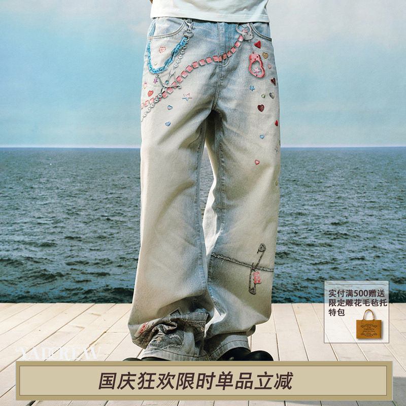 YADcrew爱神之箭520限定牛仔裤图片