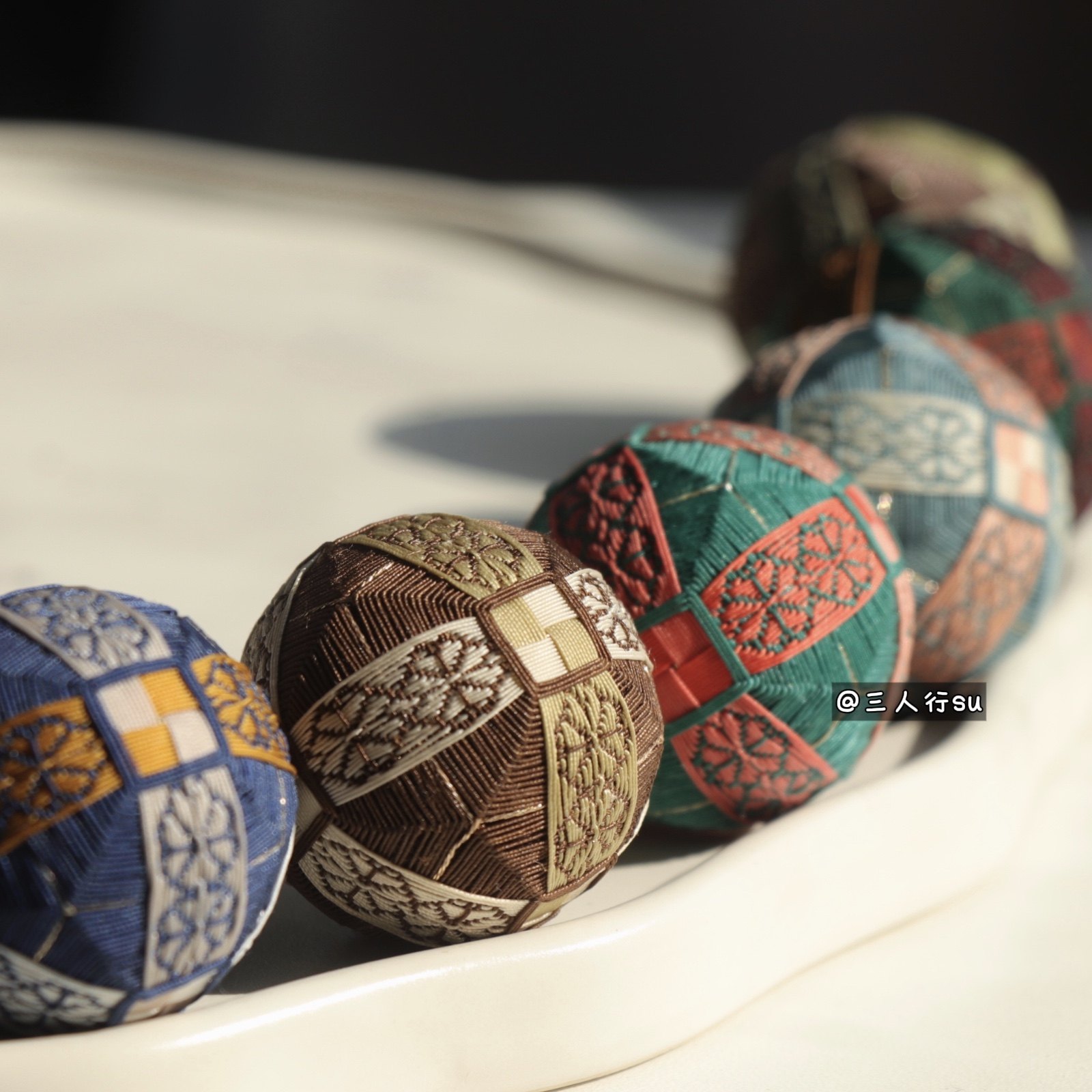 云驹谣 新手勿入!!!!三人行手鞠球车挂/包挂材料包 周长11cm组八,特色手工艺,其他特色工艺品,淘宝优惠券,粉丝福利购,淘宝优惠卷