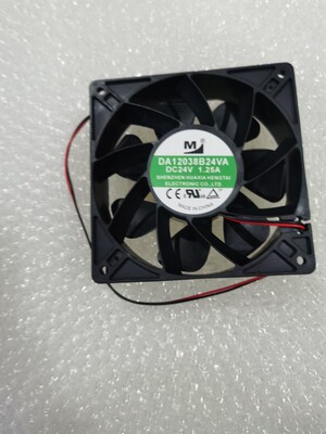M DA12038B24VA 24V 1.25A 12038 12CM 变频器 散热风扇120MM