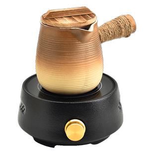 陶迷围炉煮茶电陶炉罐罐烤奶大容量侧把壶云南烤奶茶罐套装可干烧