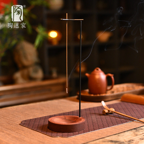 陶迷挂式倒插香炉创意香炉底座