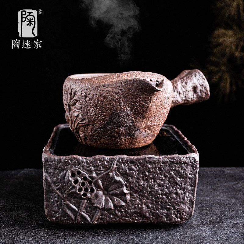 陶迷复古粗陶老岩泥煮茶电陶炉中式禅意家居小型智能烧水炉罐罐茶,餐饮具,煮茶炉,淘宝优惠券,粉丝福利购,淘宝优惠卷