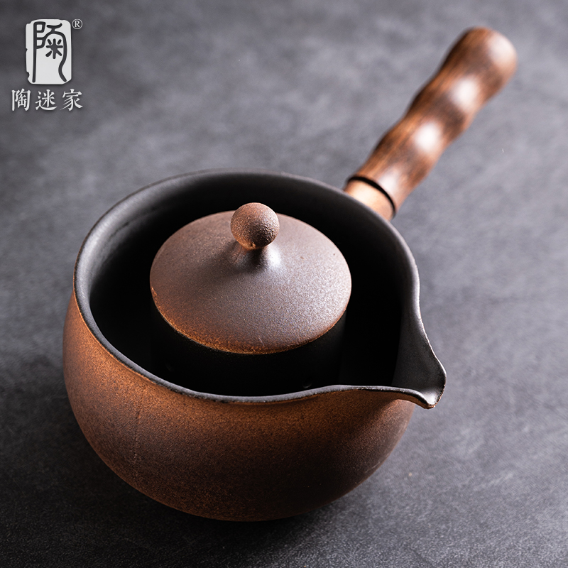 陶迷围炉煮茶电陶炉家用室内侧把壶煮茶器套装烧水壶罐罐功夫茶具
