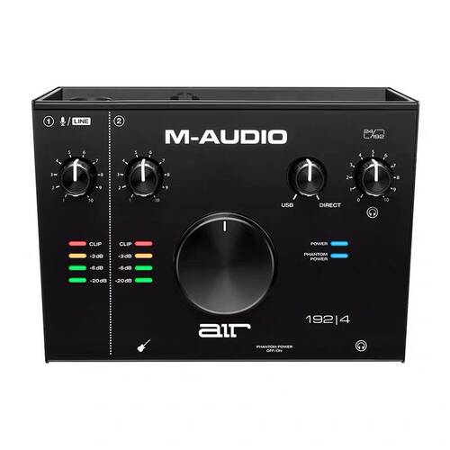 M-AUDIO AIR 192/4 高性能2进2出音频接口声卡  录音棚级直播声卡