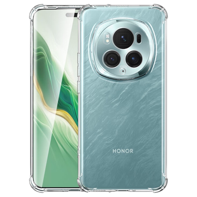 适用于荣耀magic6新款气囊防摔荣耀magic6pro手机壳保护套BVL-AN00透明硅胶软BVL-AN16男女全包边清水壳