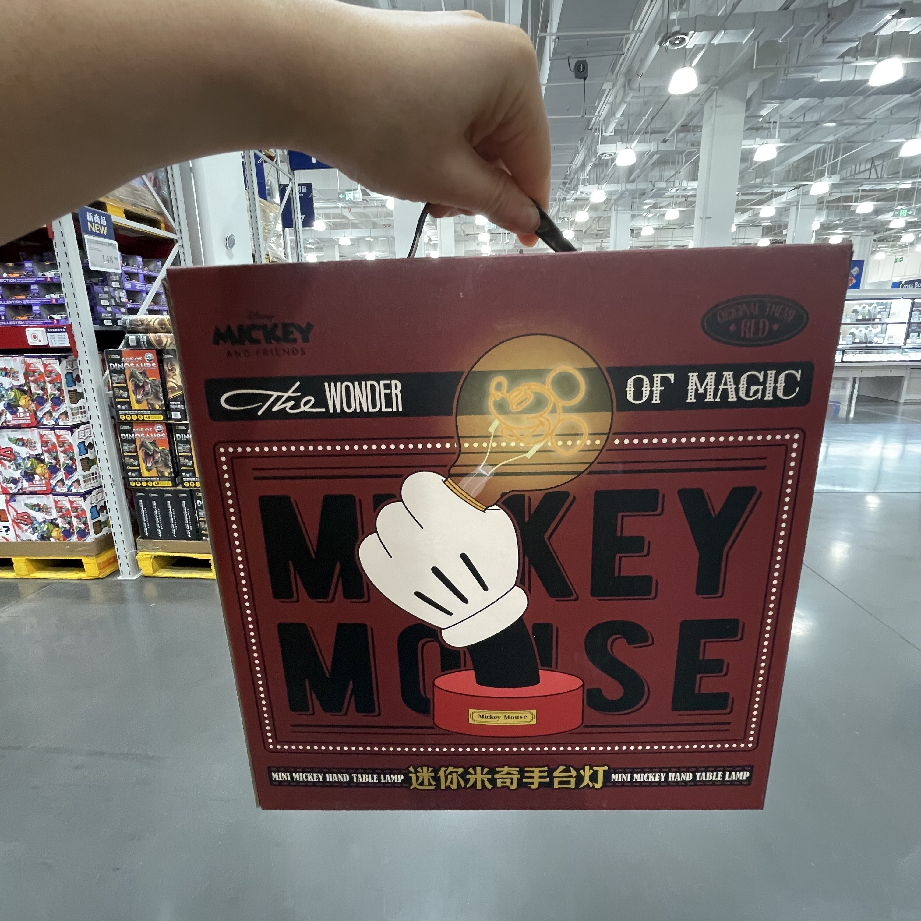 【sam's club】迷你米奇手台灯安心柔和伴睡可充电生日礼物儿童