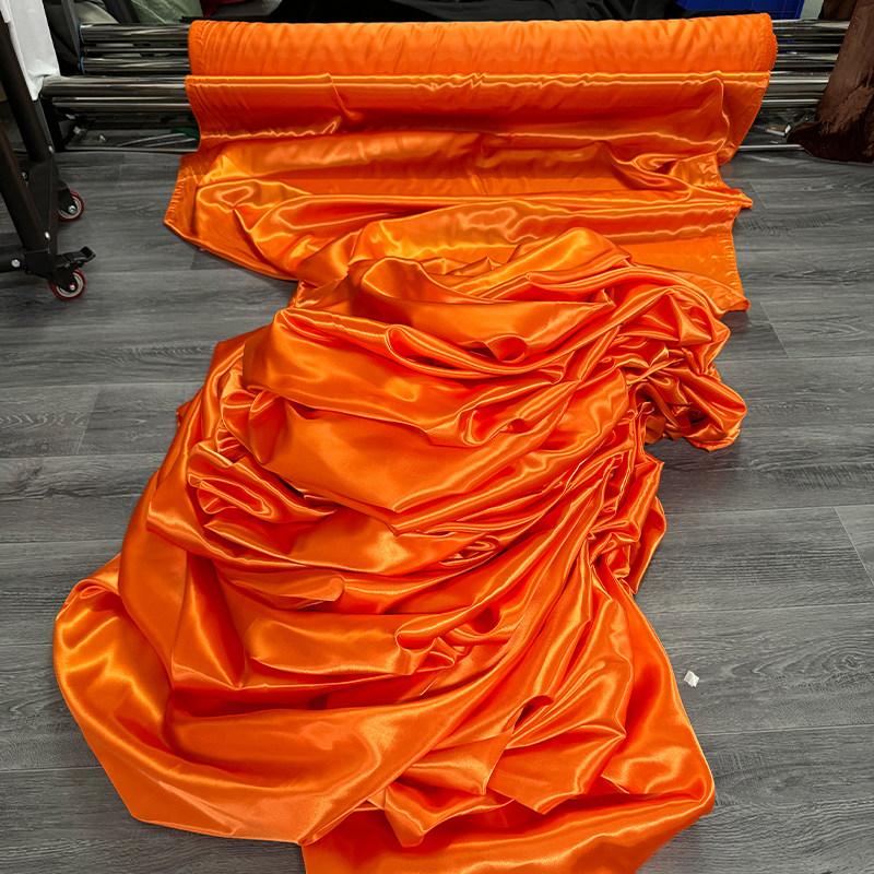 新车揭幕布丝绸仿真丝缎面料布料