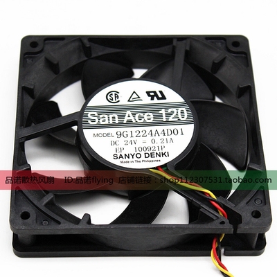 三洋 9G1224A4D01 24V 0.21A 12CM/厘米 12025 变频器散热风扇
