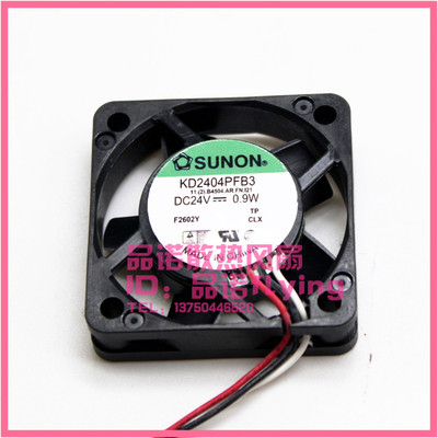 SUNON KD2404PFB3 24V 0.9W 4CM 4010 3线 报警信号变频器风扇