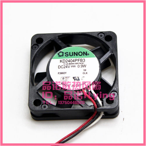SUNON KD2404PFB3 24V 0.9W 4CM 4010 3线 报警信号变频器风扇
